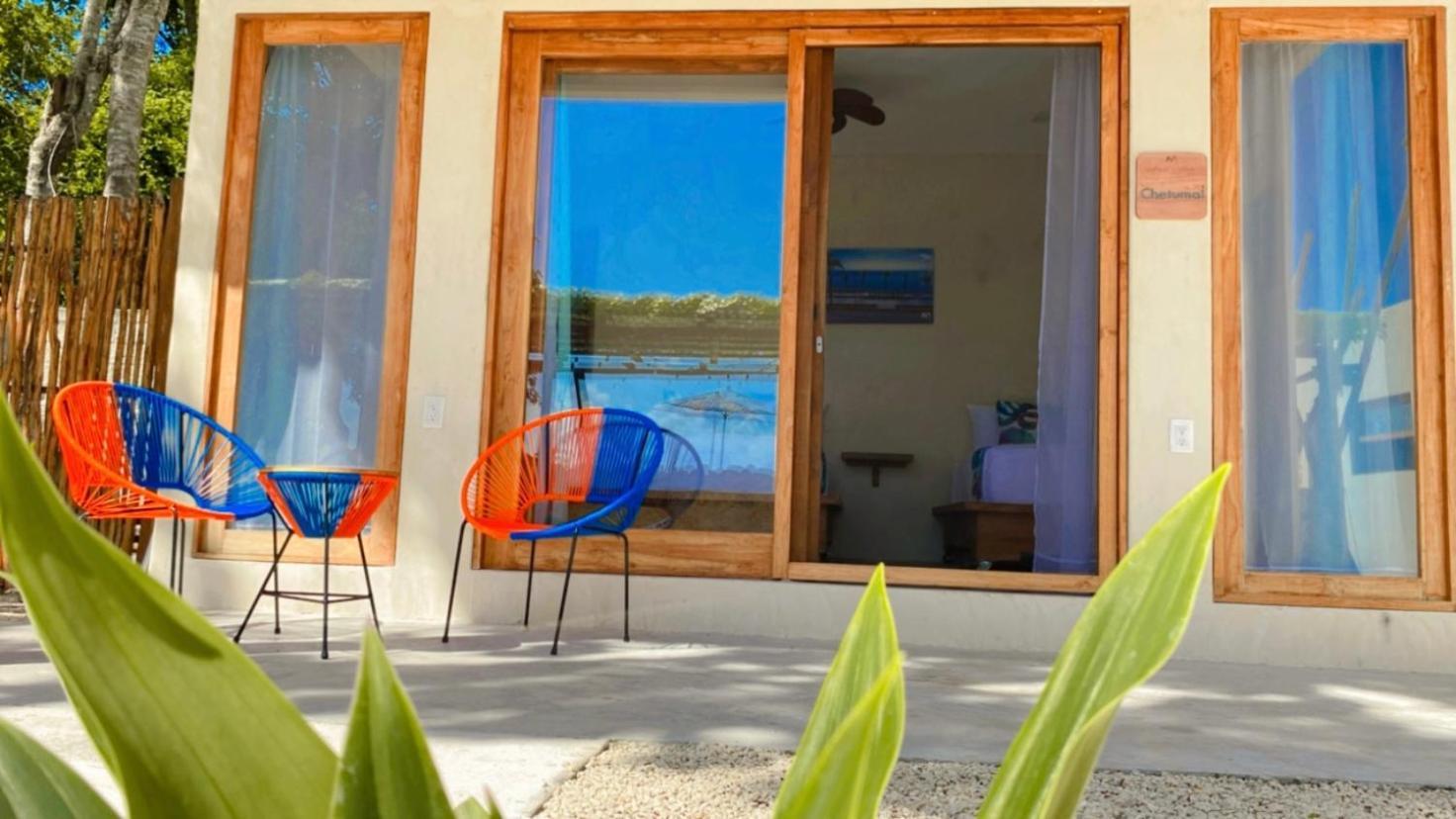 Hotel & Eco Cabanas Azul Maria Бакалар Экстерьер фото