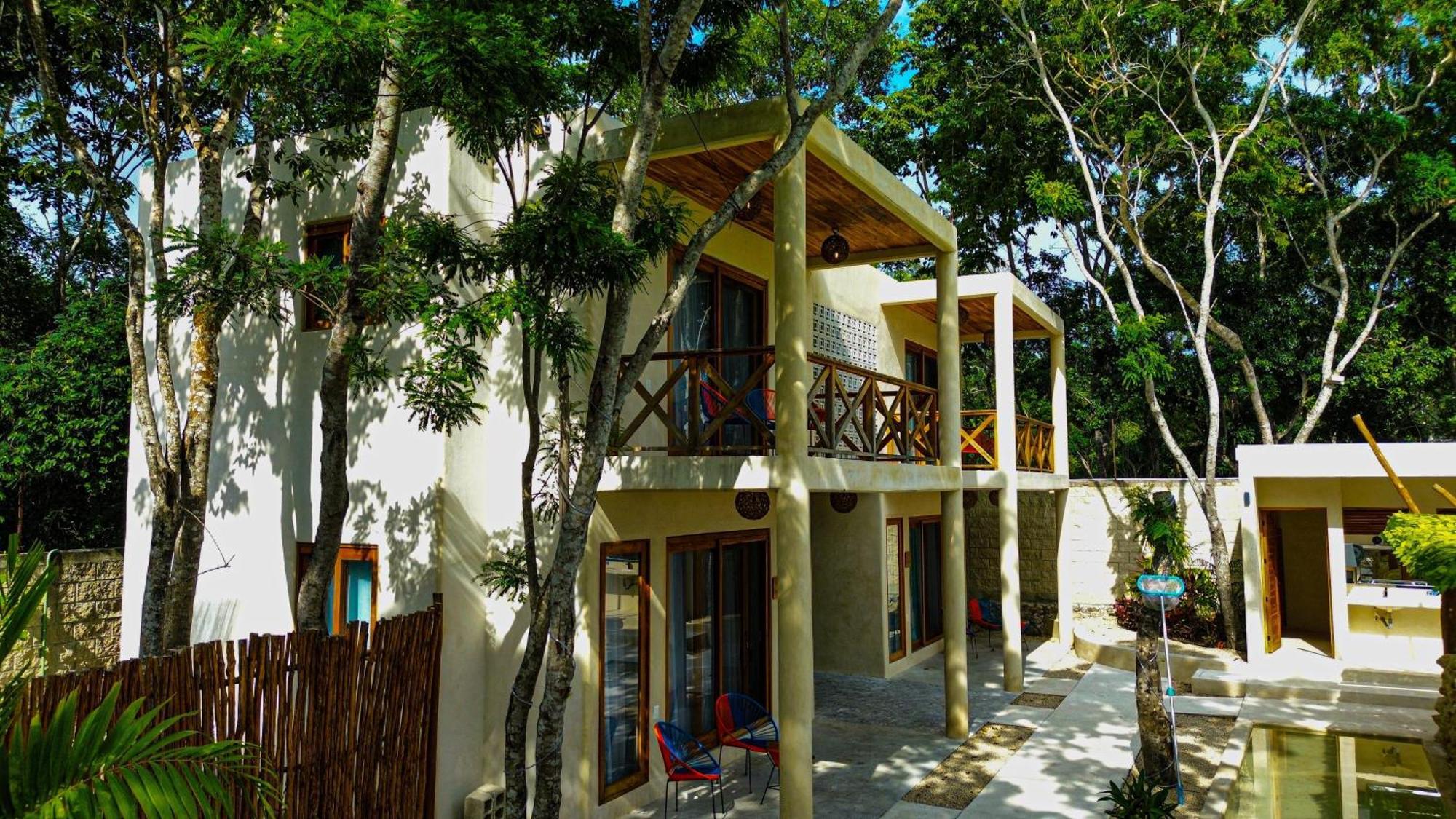 Hotel & Eco Cabanas Azul Maria Бакалар Экстерьер фото